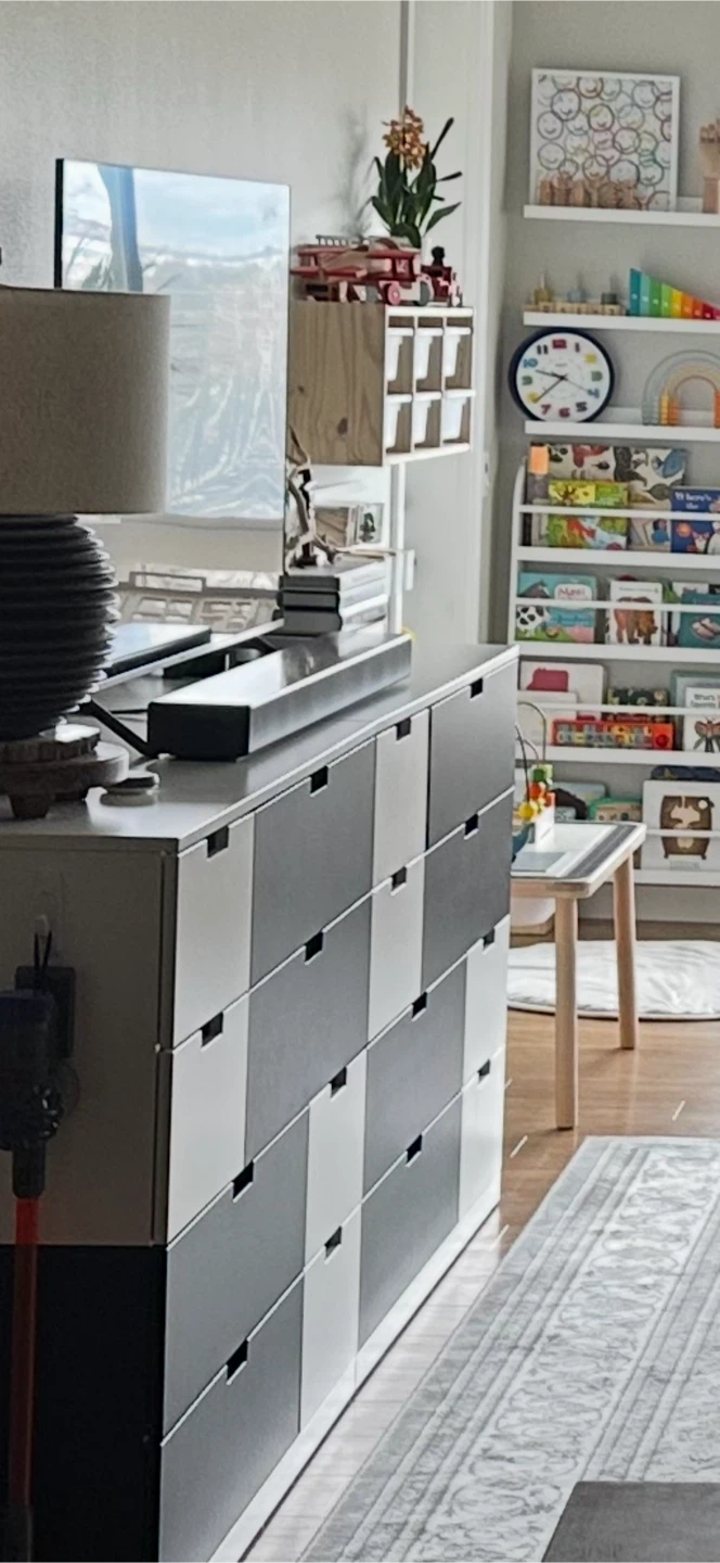 IKEA NORDLI chest of 8 drawers, white/anthracite - photo 4