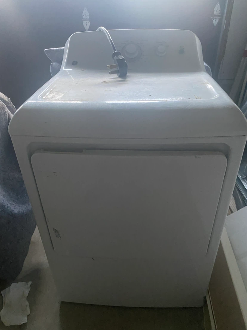 White GE Electric Dryer