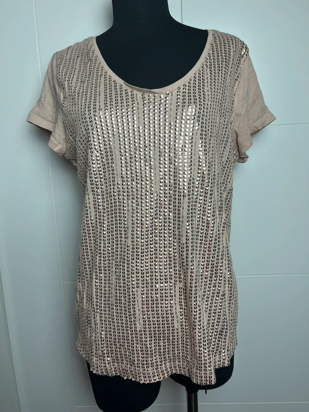 Ann Taylor Loft Petites Sequin Top