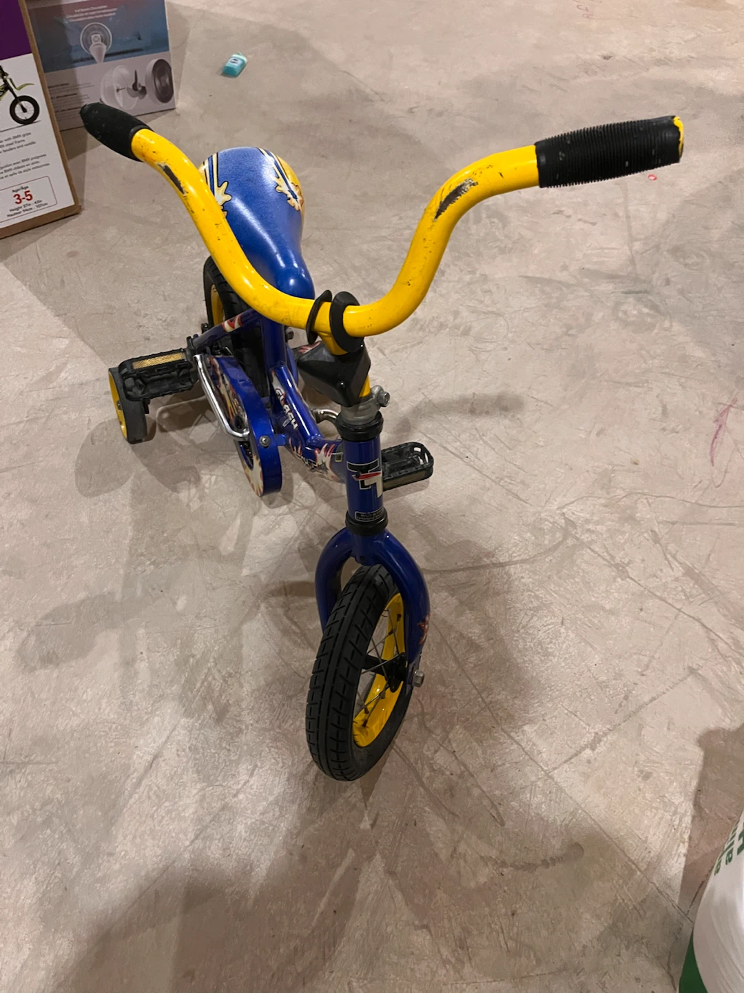 Kids Balance Bike with Training Wheels