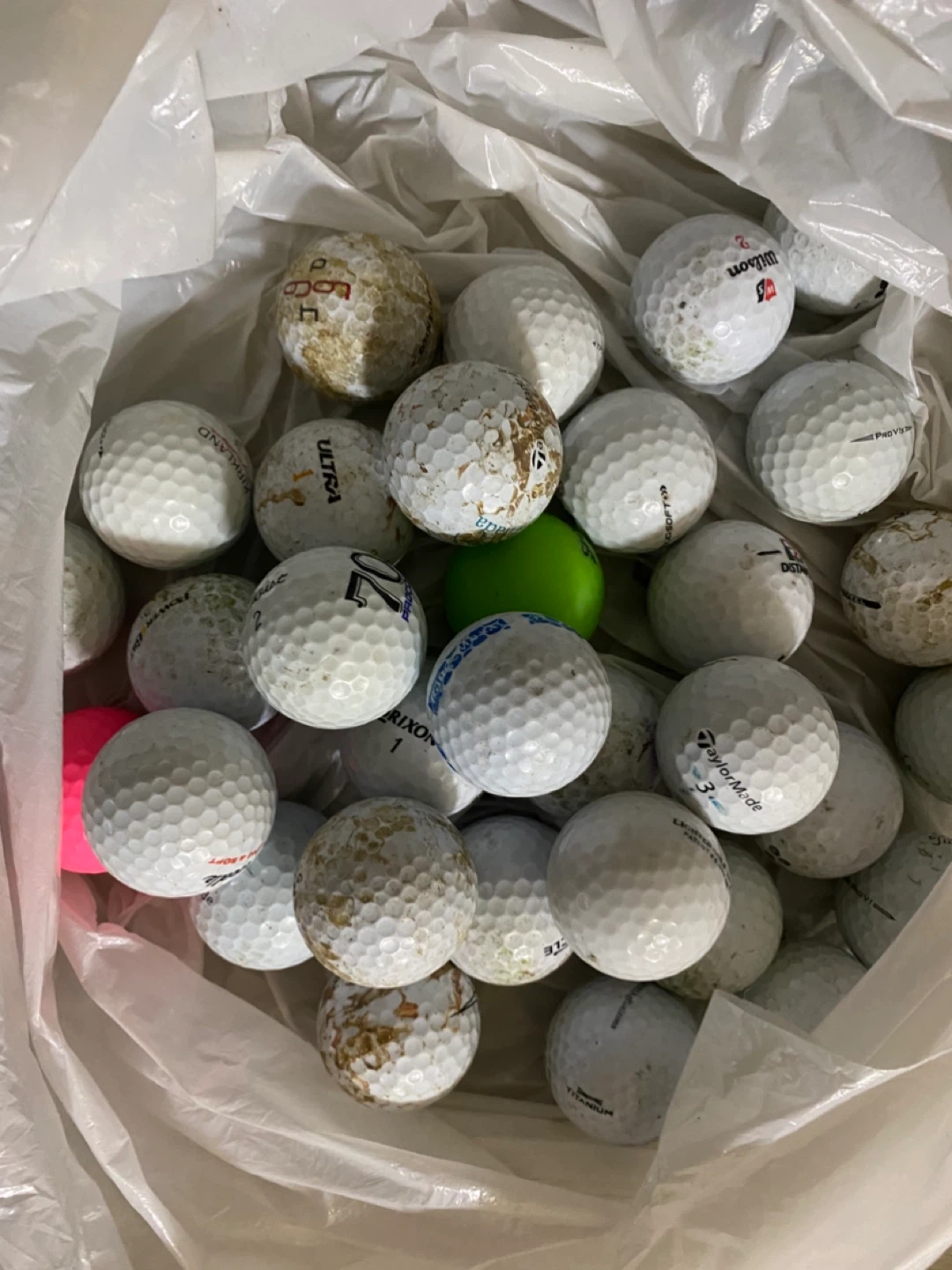 Mixed Golf Balls - Wilson, Top Flite, Callaway