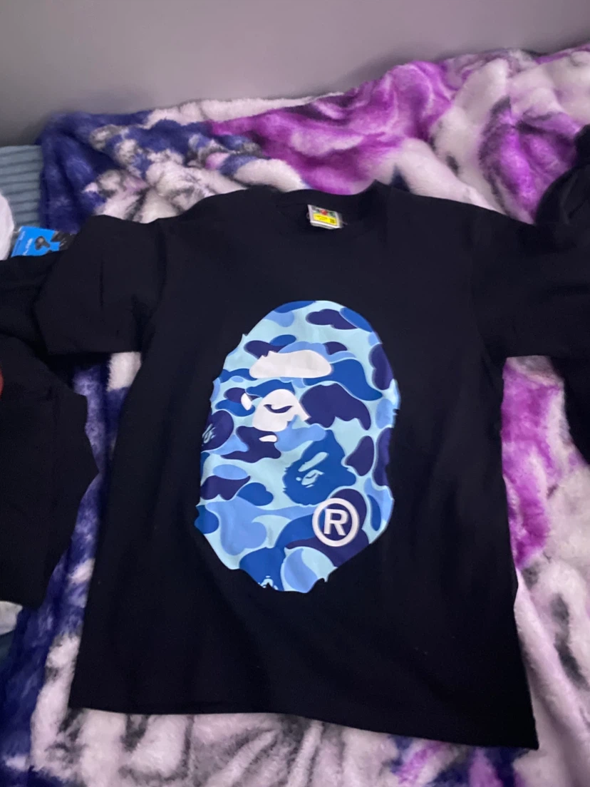 BAPE APE HEAD Camo Long Sleeve T-Shirt - photo 2
