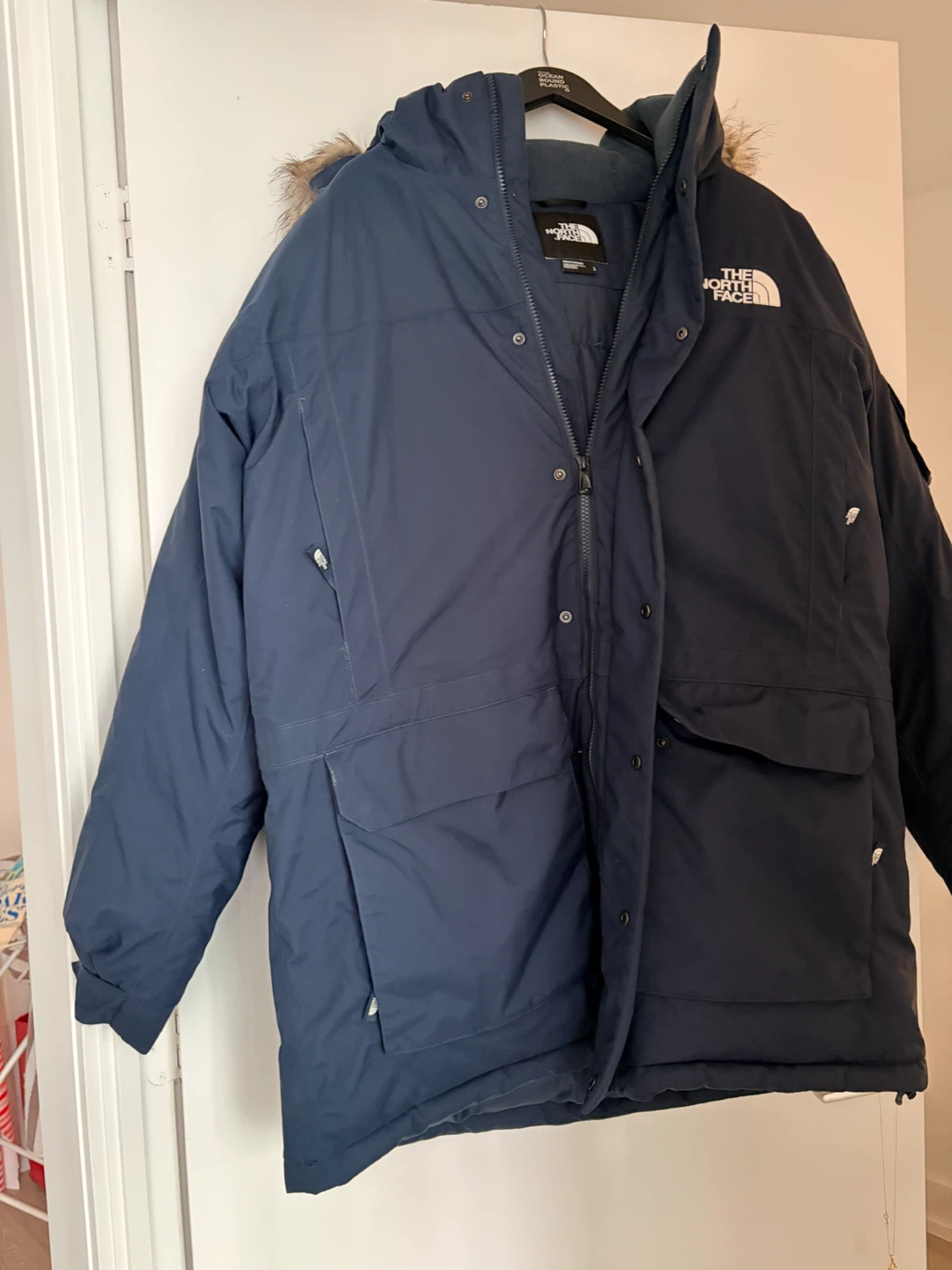 The North Face Navy Parka Jacket - photo 2