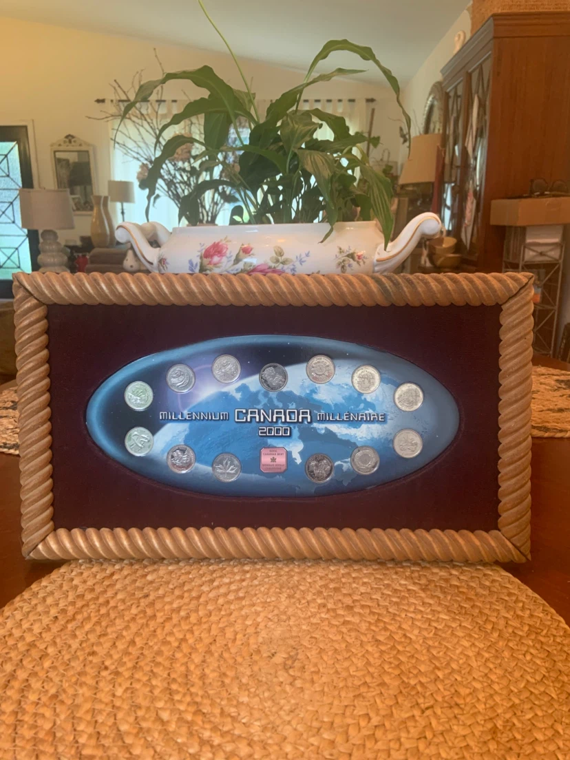 Canada Millennium 2000 Coin Collection Display