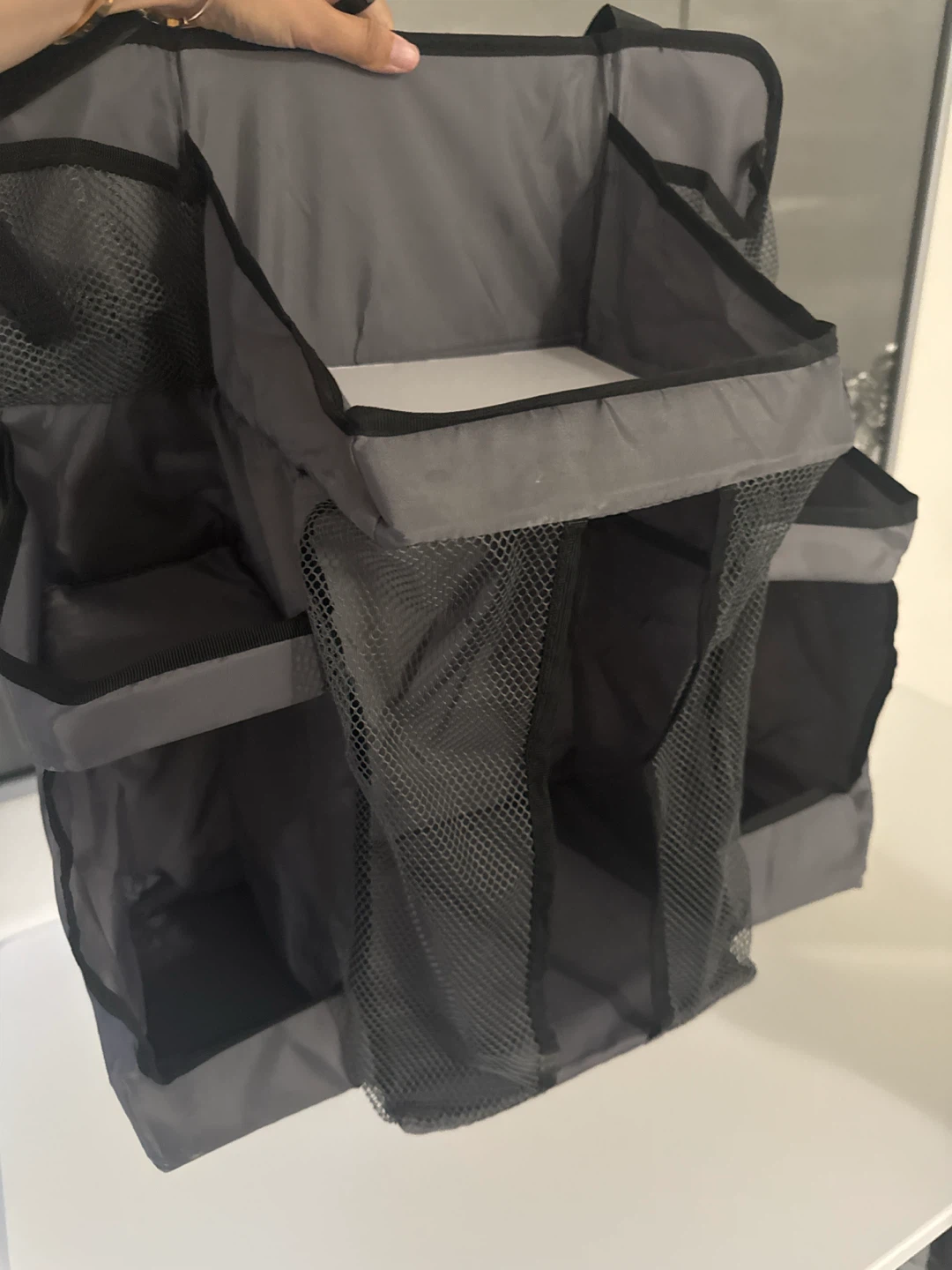 Grey Car Seat Organizer