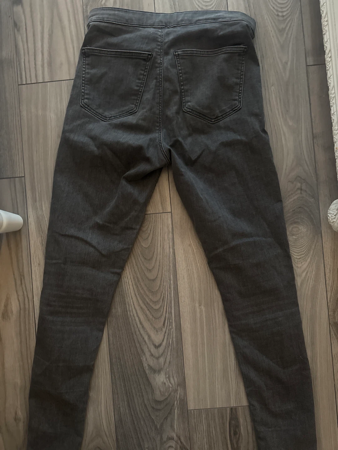 TOPSHOP Joni Grey High Waisted Jeans W30 L32 - photo 3