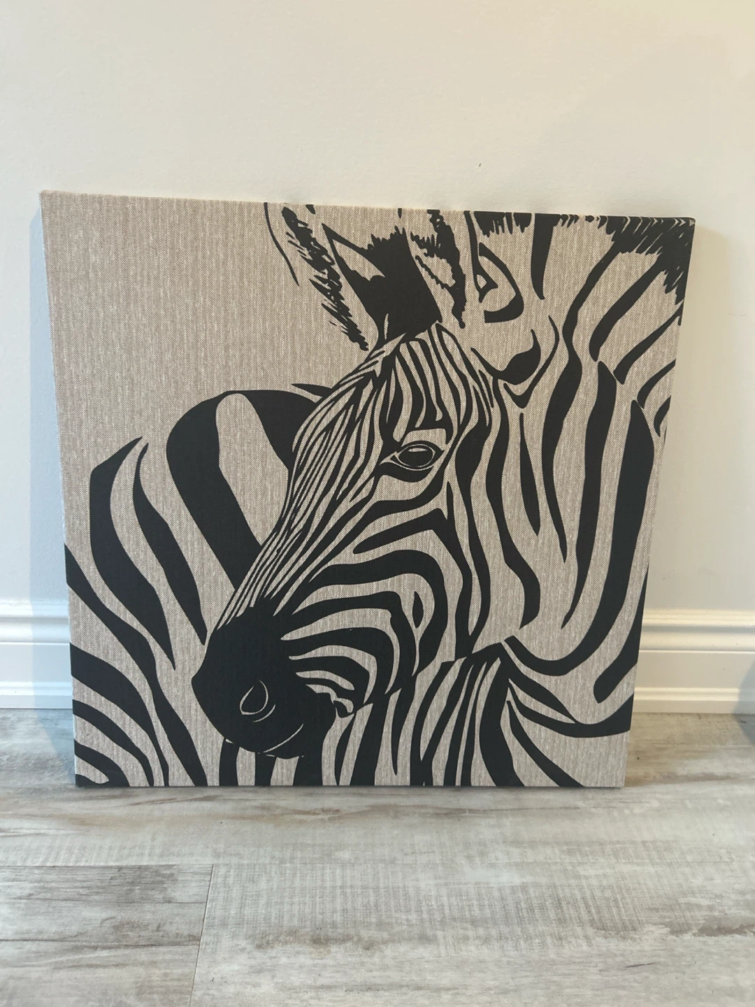 Zebra Canvas Wall Art