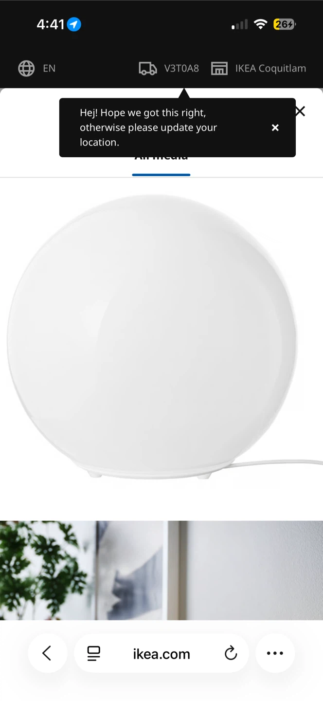 IKEA Ball Lamp