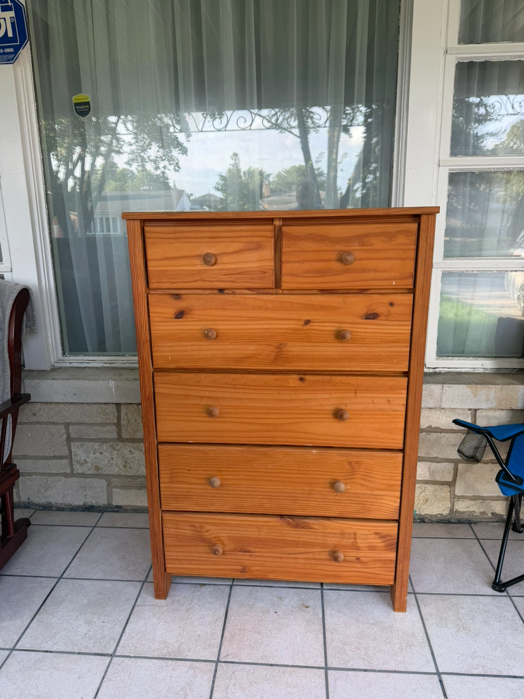 Tallboy Wooden Dresser