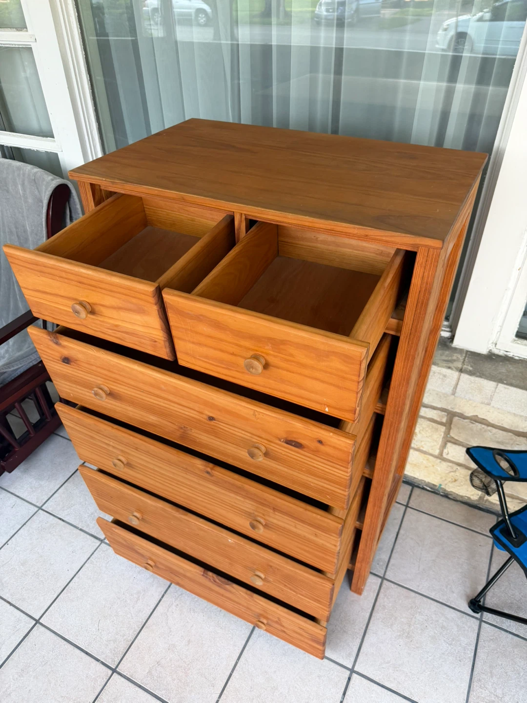 Tallboy Wooden Dresser - photo 2