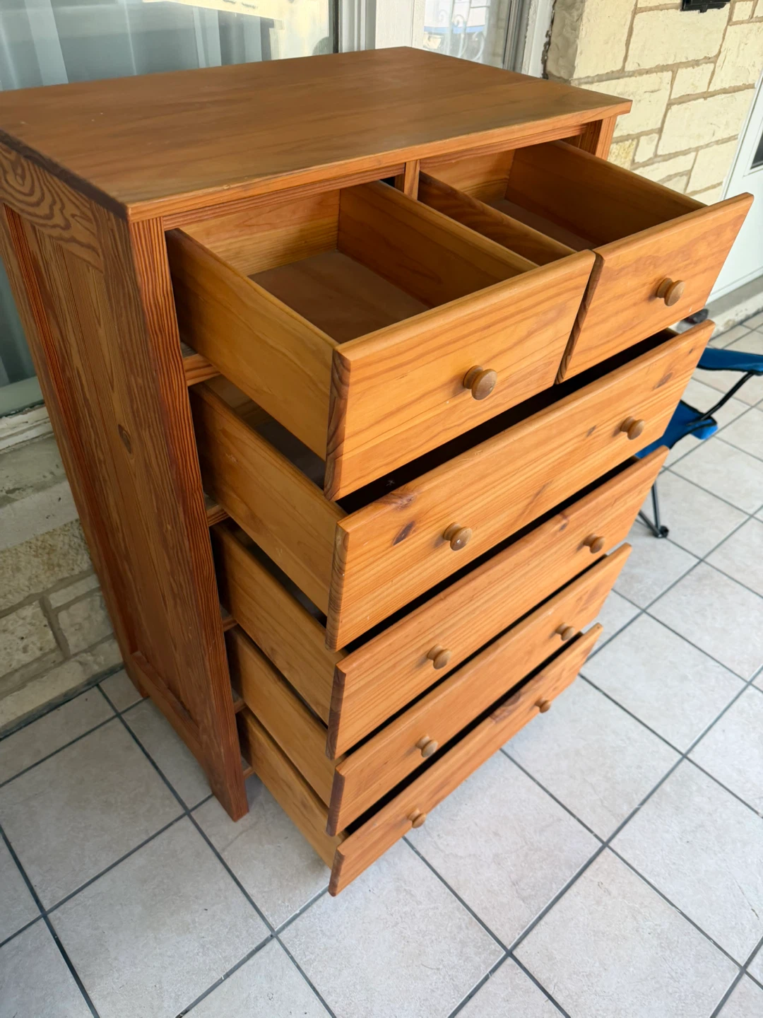 Tallboy Wooden Dresser - photo 3