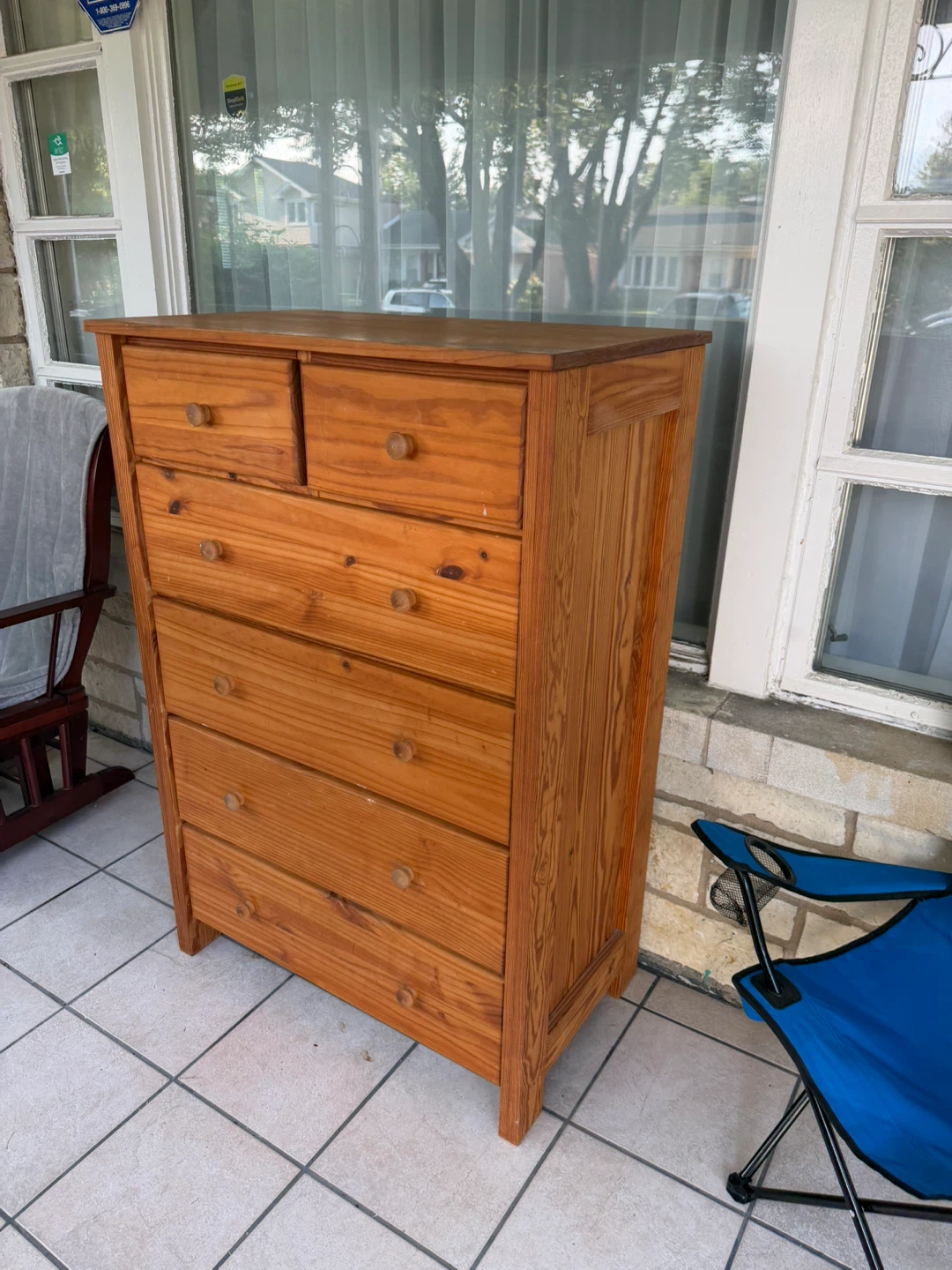 Tallboy Wooden Dresser - photo 4