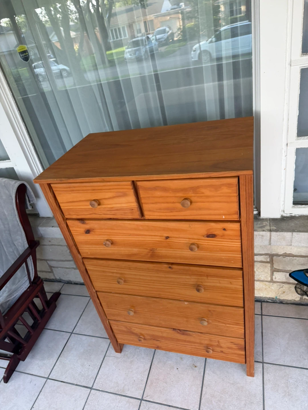 Tallboy Wooden Dresser - photo 5