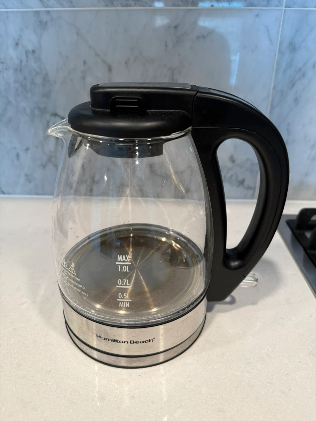 Hamilton Beach Glass Electric Kettle & Toaster - photo 5