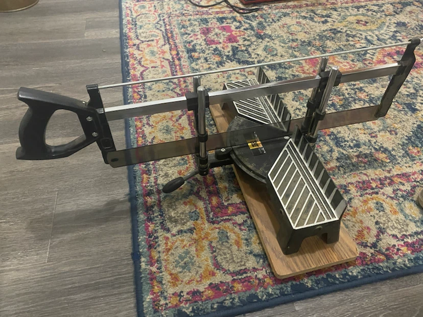 Miter Box with Saw