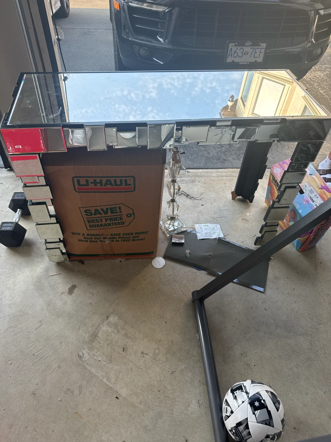 Mirrored Console Table
