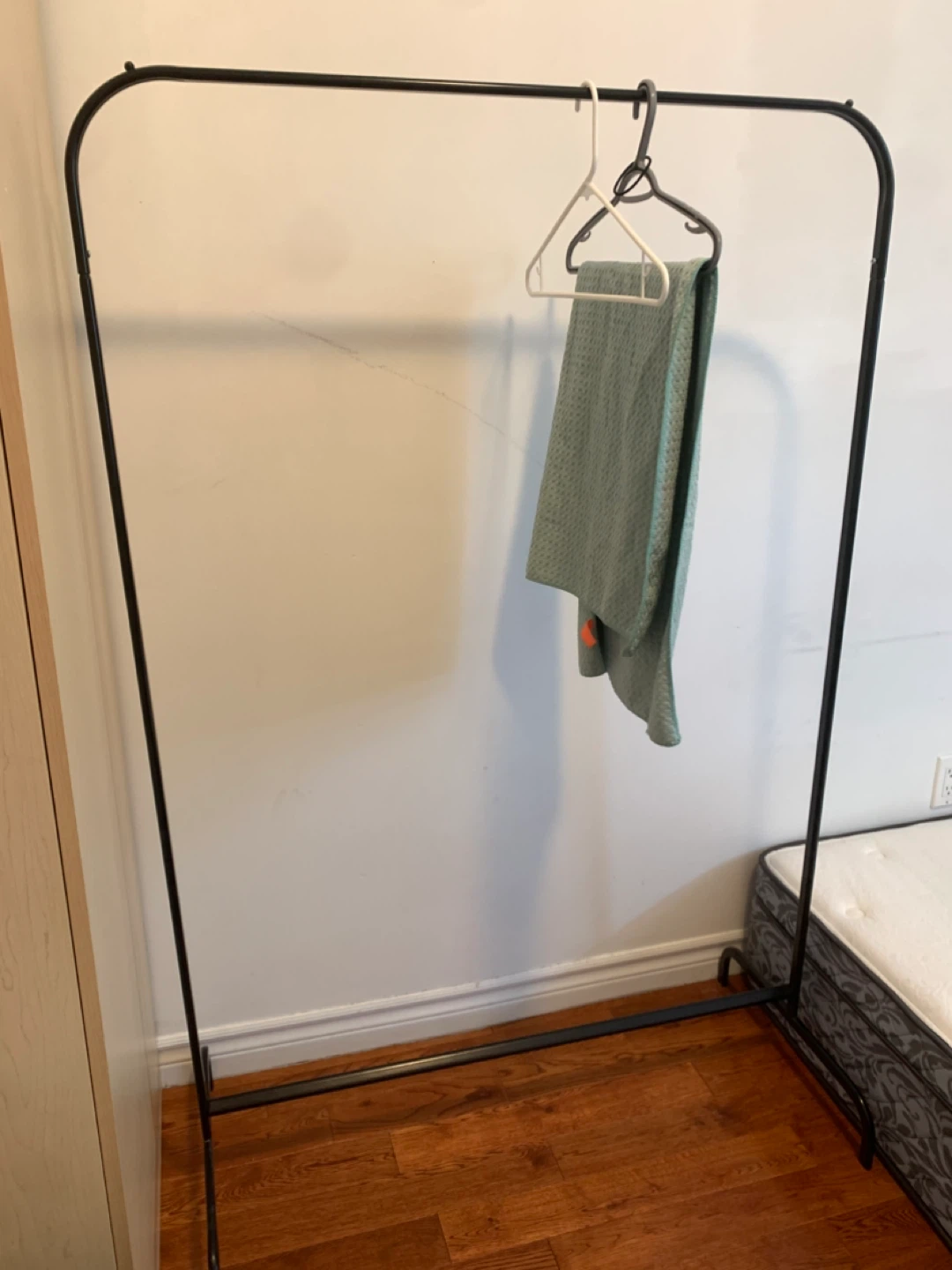 Ikea Black Metal Garment Rack