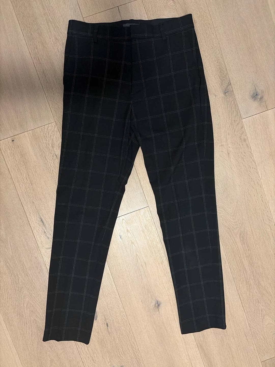 H&M Slim Fit Plaid Pants