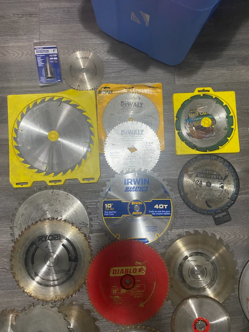 Assorted Saw Blades 10-30$ each