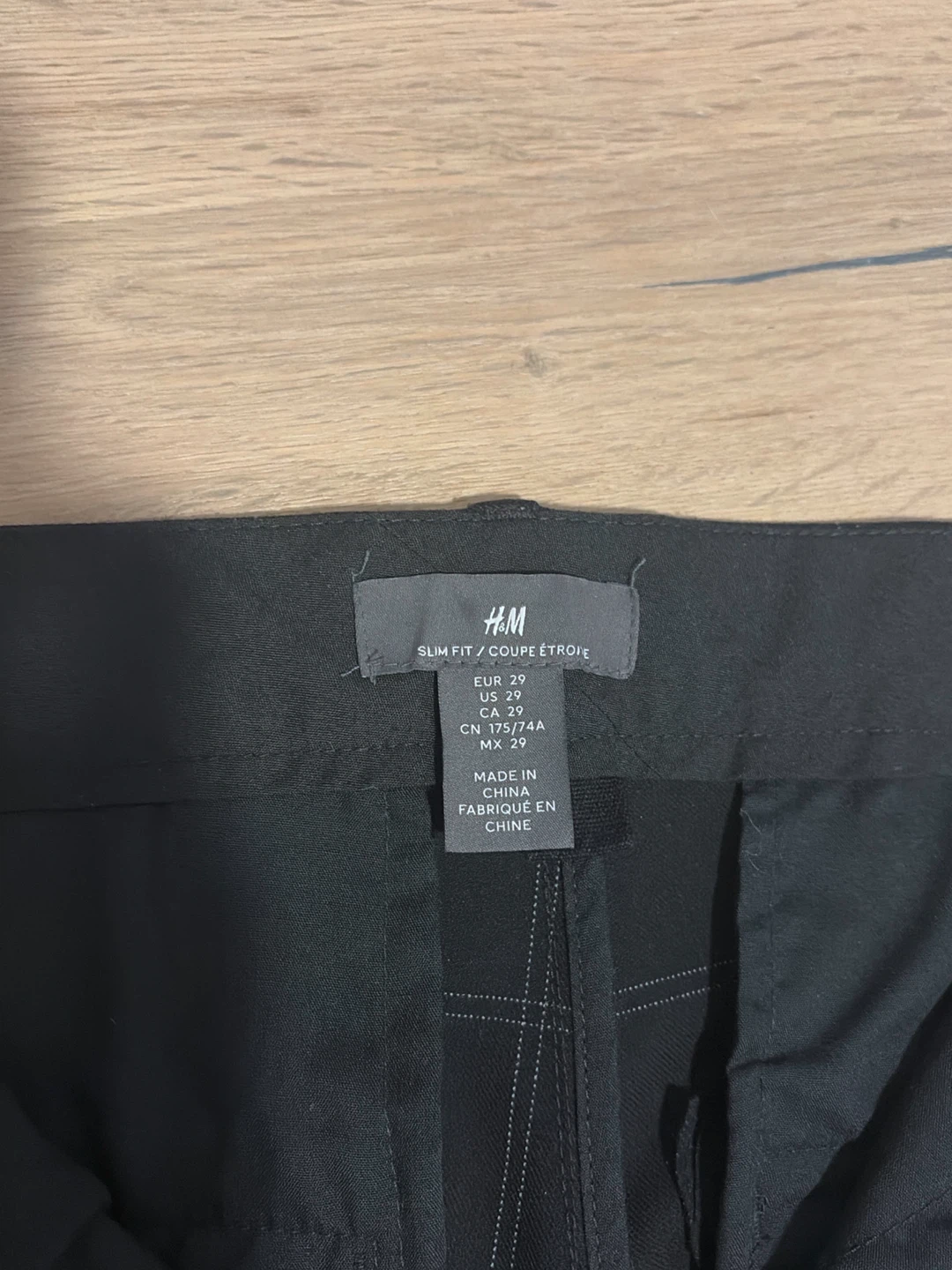 H&M Slim Fit Plaid Pants - photo 2