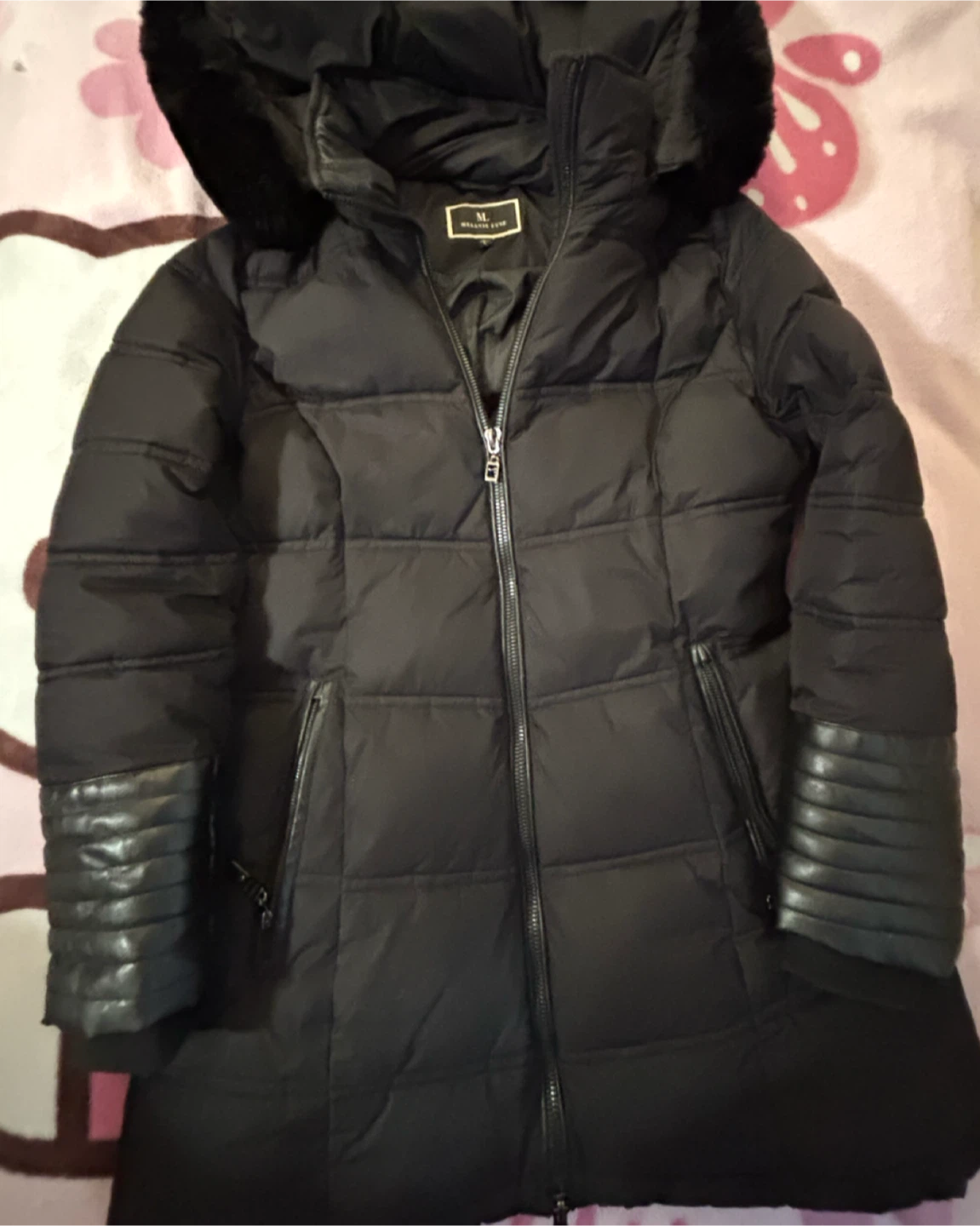 Melanie Lyne - Puffer Coat - *Size Women Large/Black* - photo 2