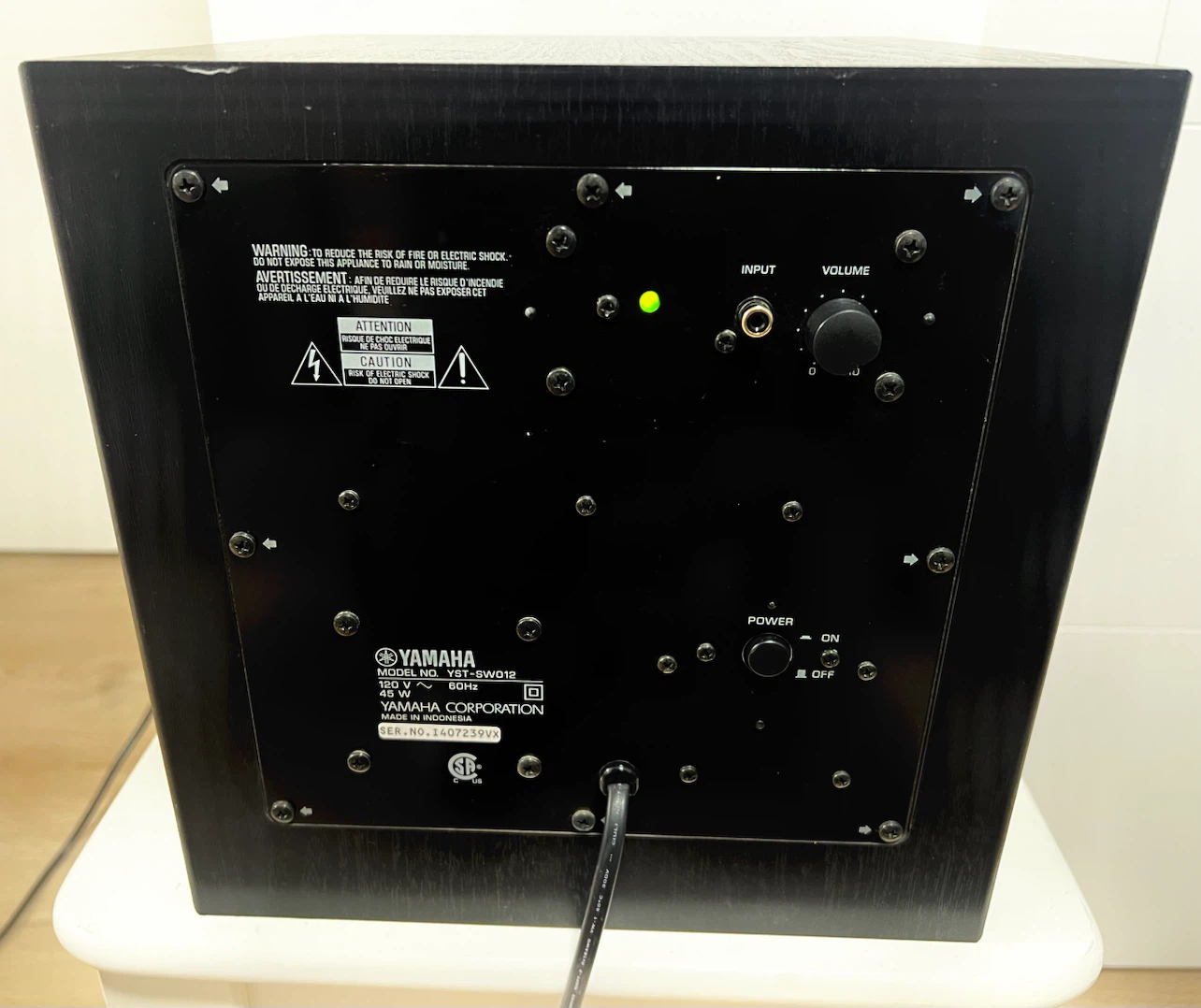 YAMAHA Powered Subwoofer, 100 Watts - photo 3