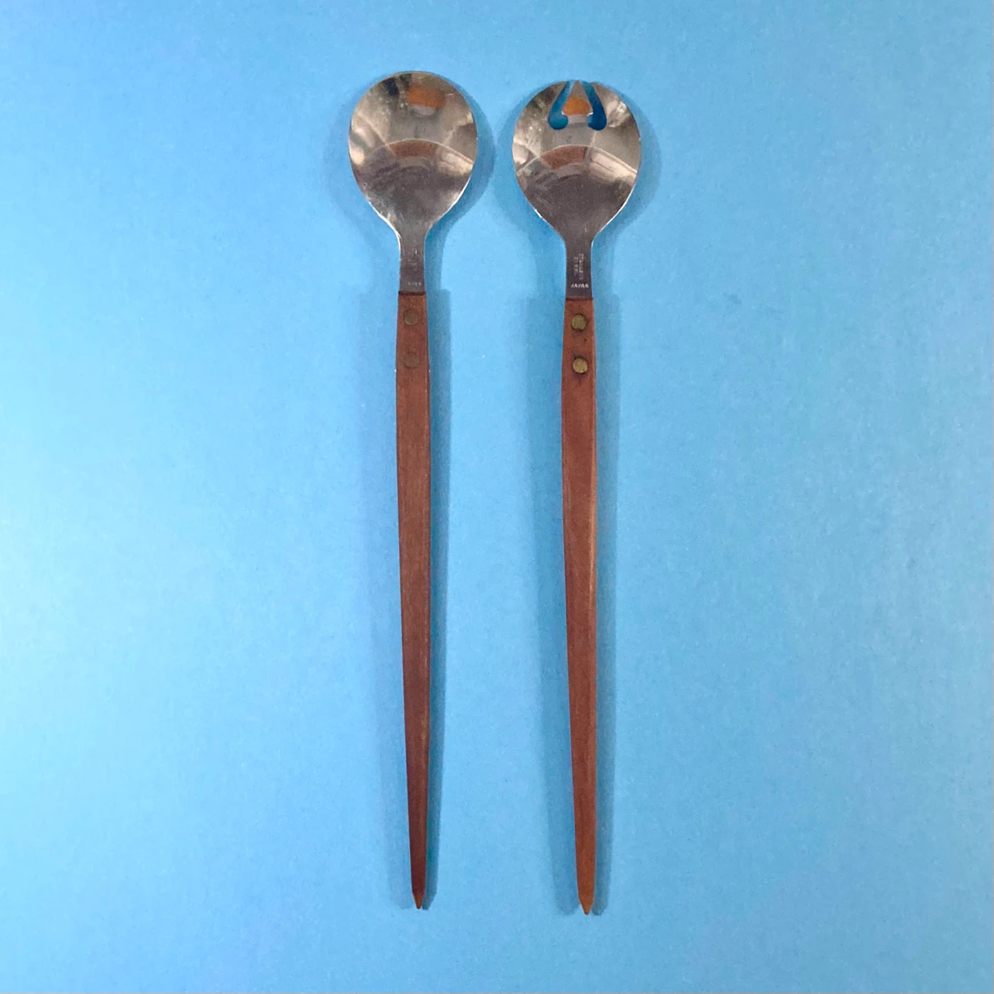 Vintage MCM Salad Servers - photo 3