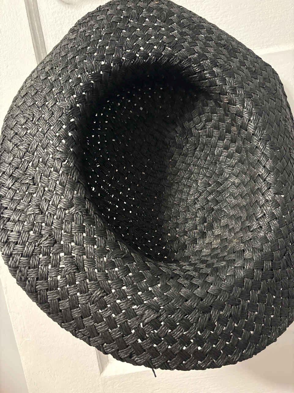 Black Straw Hat with Flowers - photo 3