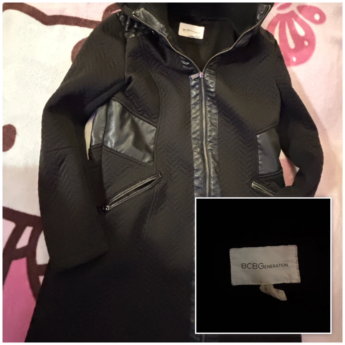 BCBG - Quilted Jacket With Hood - *Size Women Medium*