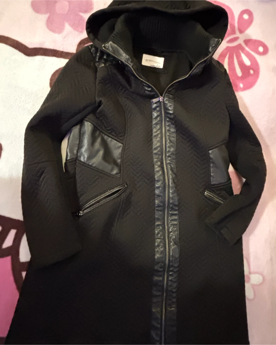 BCBG - Quilted Jacket With Hood - *Size Women Medium* - photo 2