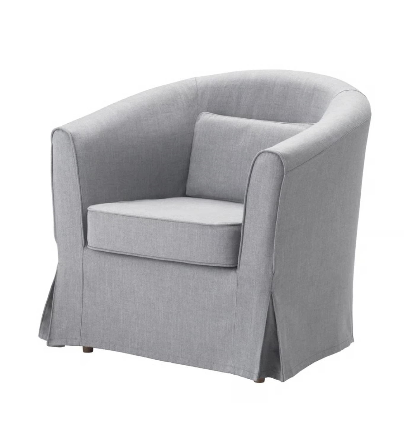 IKEA TULLSTA Armchair with medium-grey cover