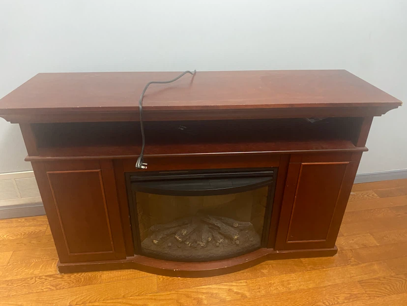 Electric Fireplace Entertainment Unit