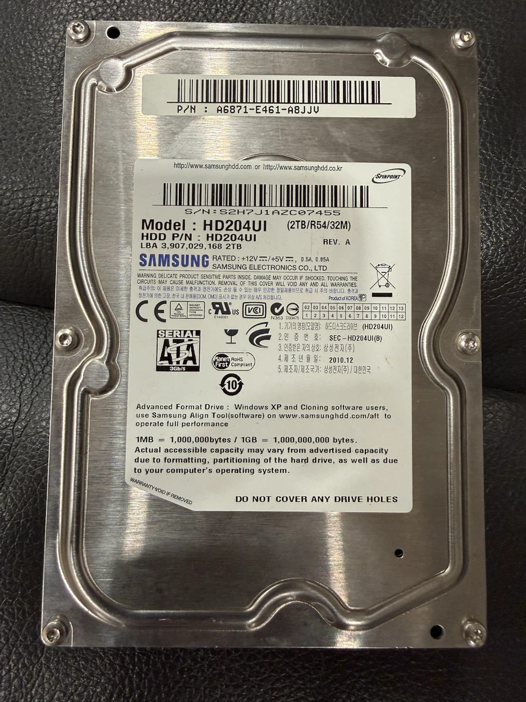 Samsung HD204UI Hard Drive