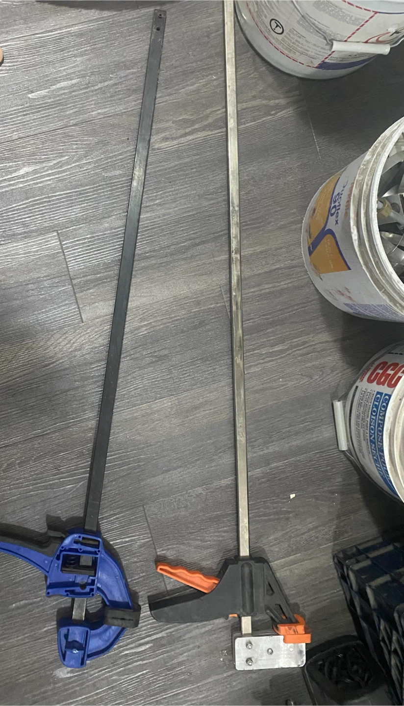 Two large  Bar Clamps