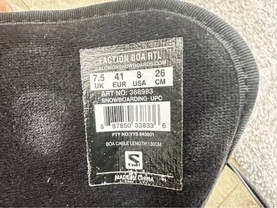 Snowboard boots size 8 for Man/Woman - photo 4