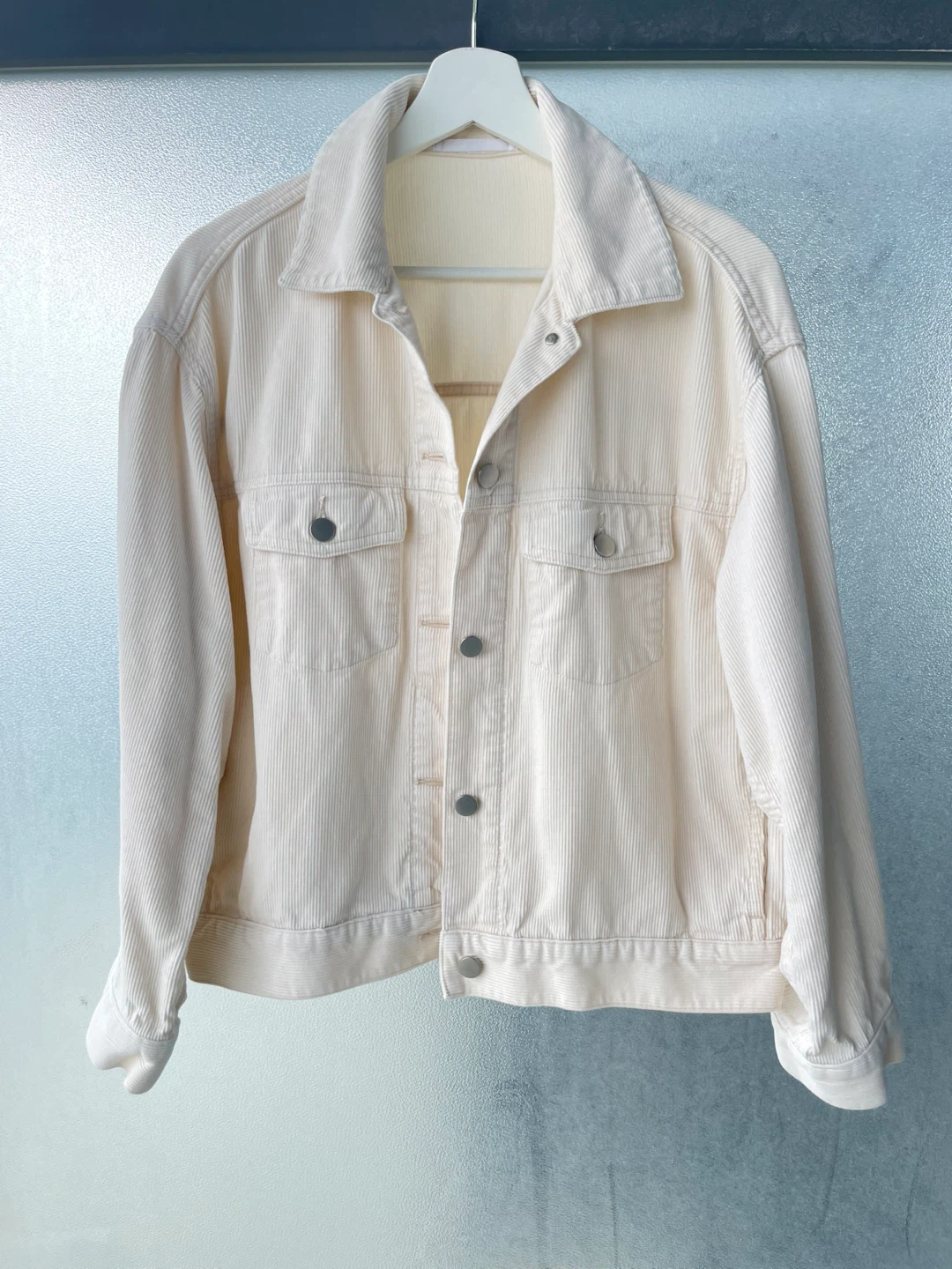 UNIQLO Corduroy Jacket - Cream, size M