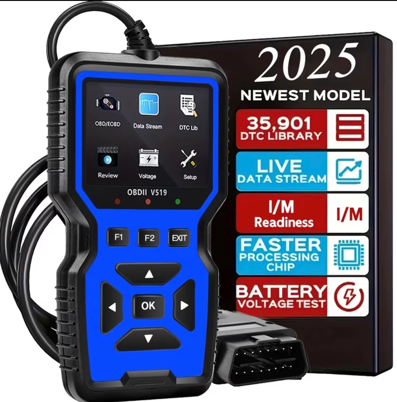 OBDII V519 Scan Tool - 2025 Newest Model - photo 2
