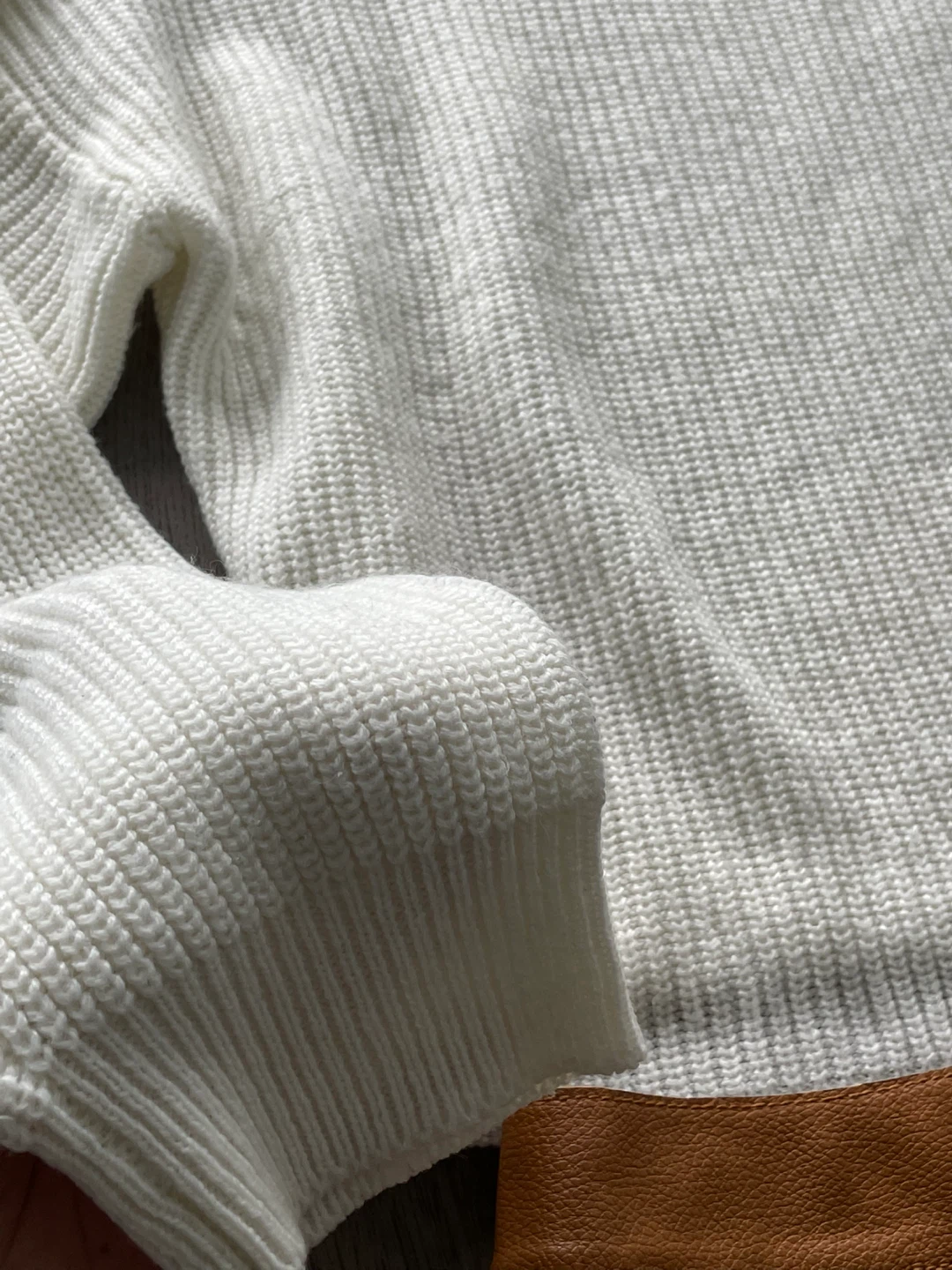 Streetwear Society White Knit Sweater - Size L - photo 4