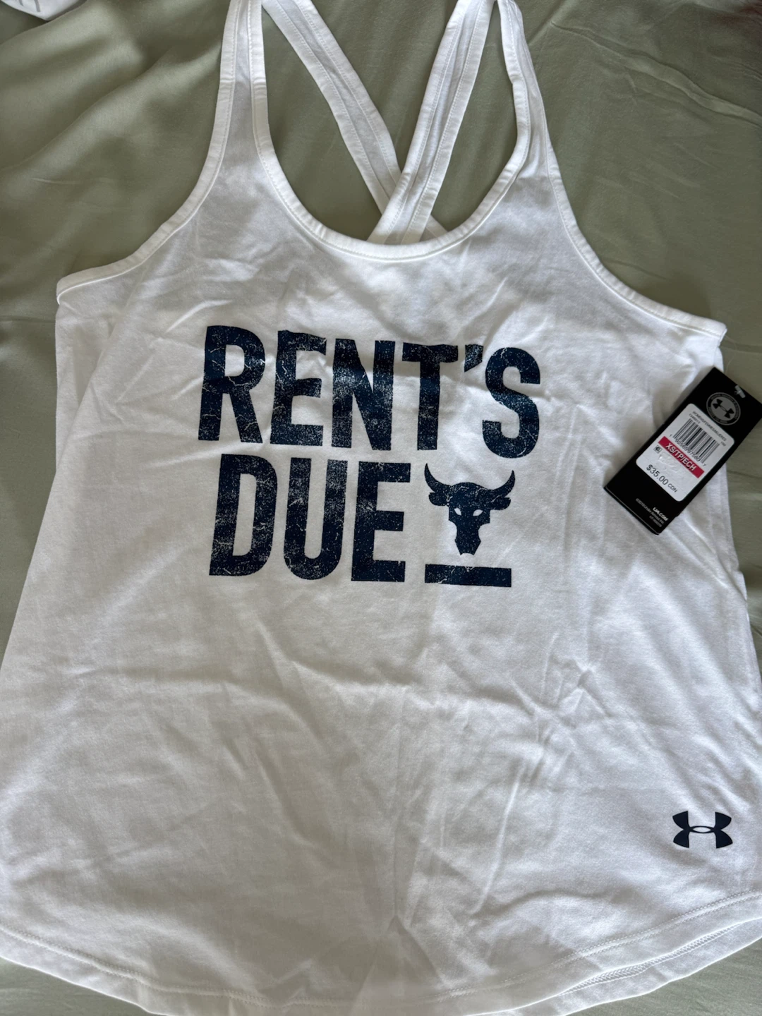 Under Armour Project Rock "Rent's Due" Tank Top