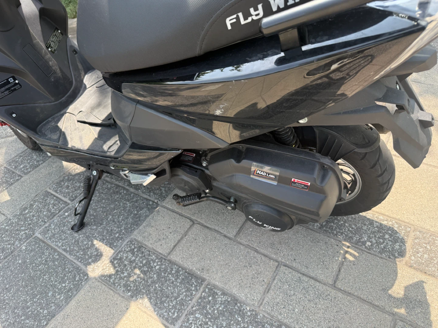 FLY WING Black Scooter jog 200cc no title no keys - photo 5