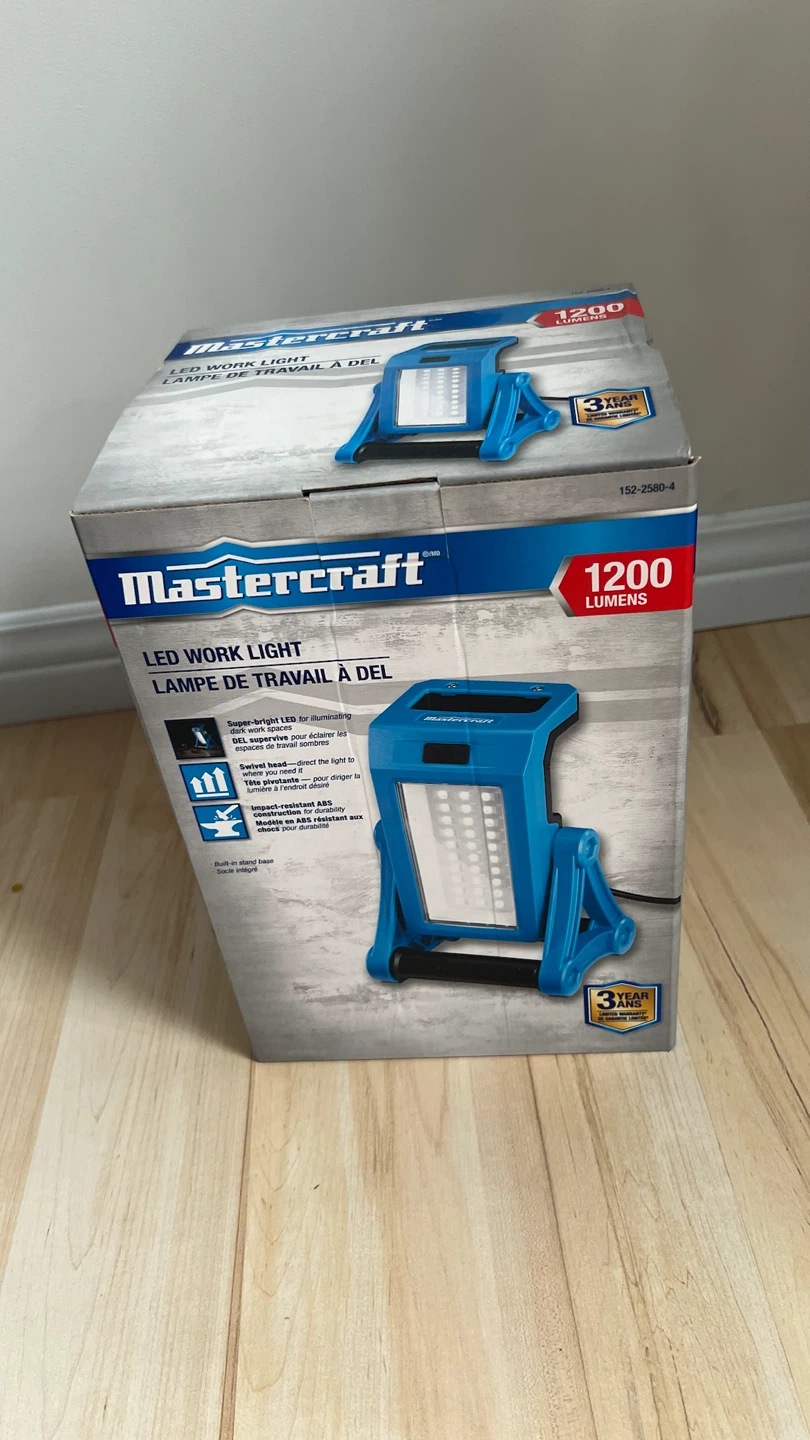 Mastercraft LED Work Light 1200 Lumens