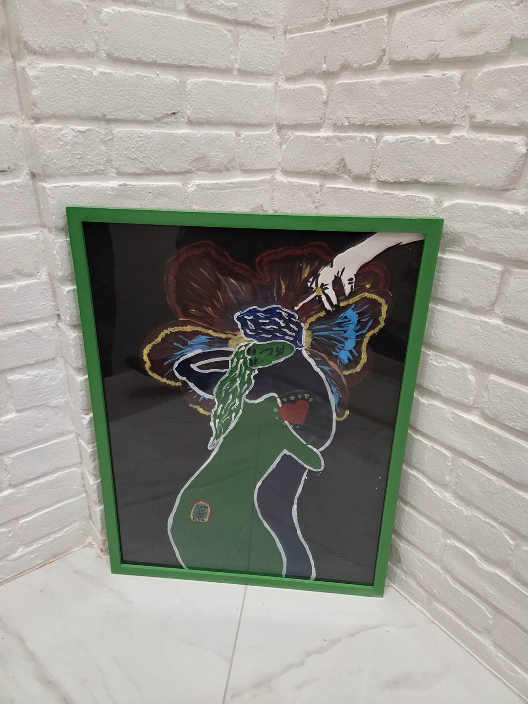 Framed Abstract Artwork - photo 2