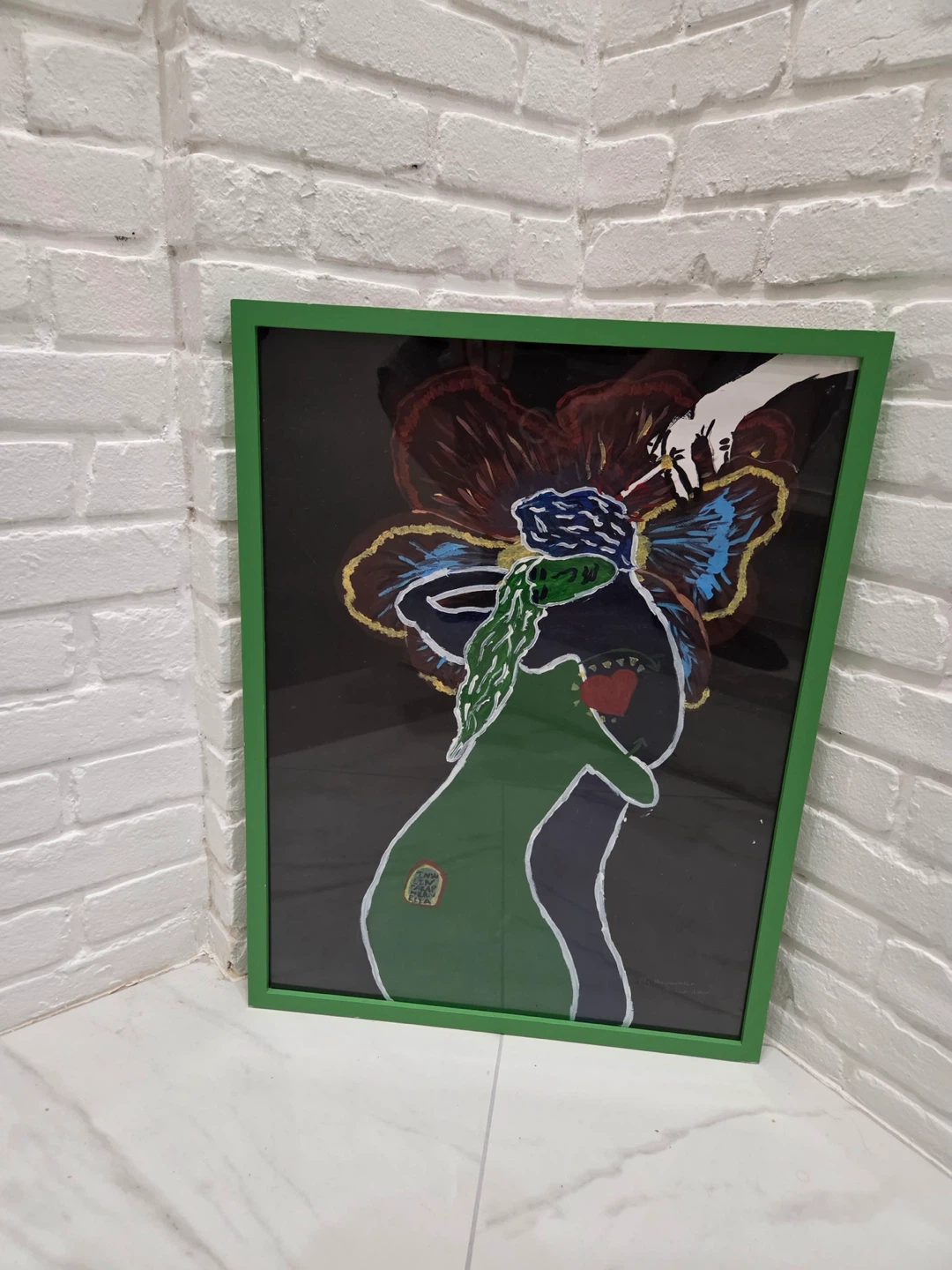 Framed Abstract Artwork - photo 3