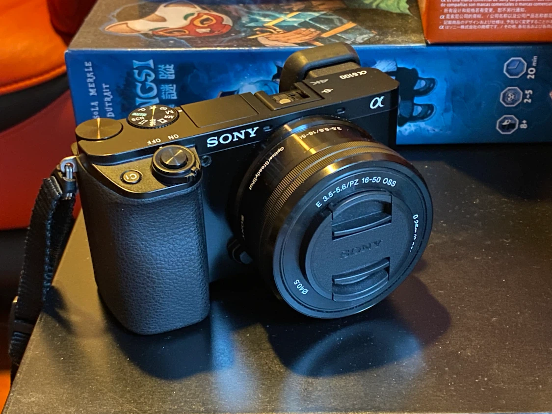 Sony a6100 with 16-50mm kit and Sony 50mm f1.8