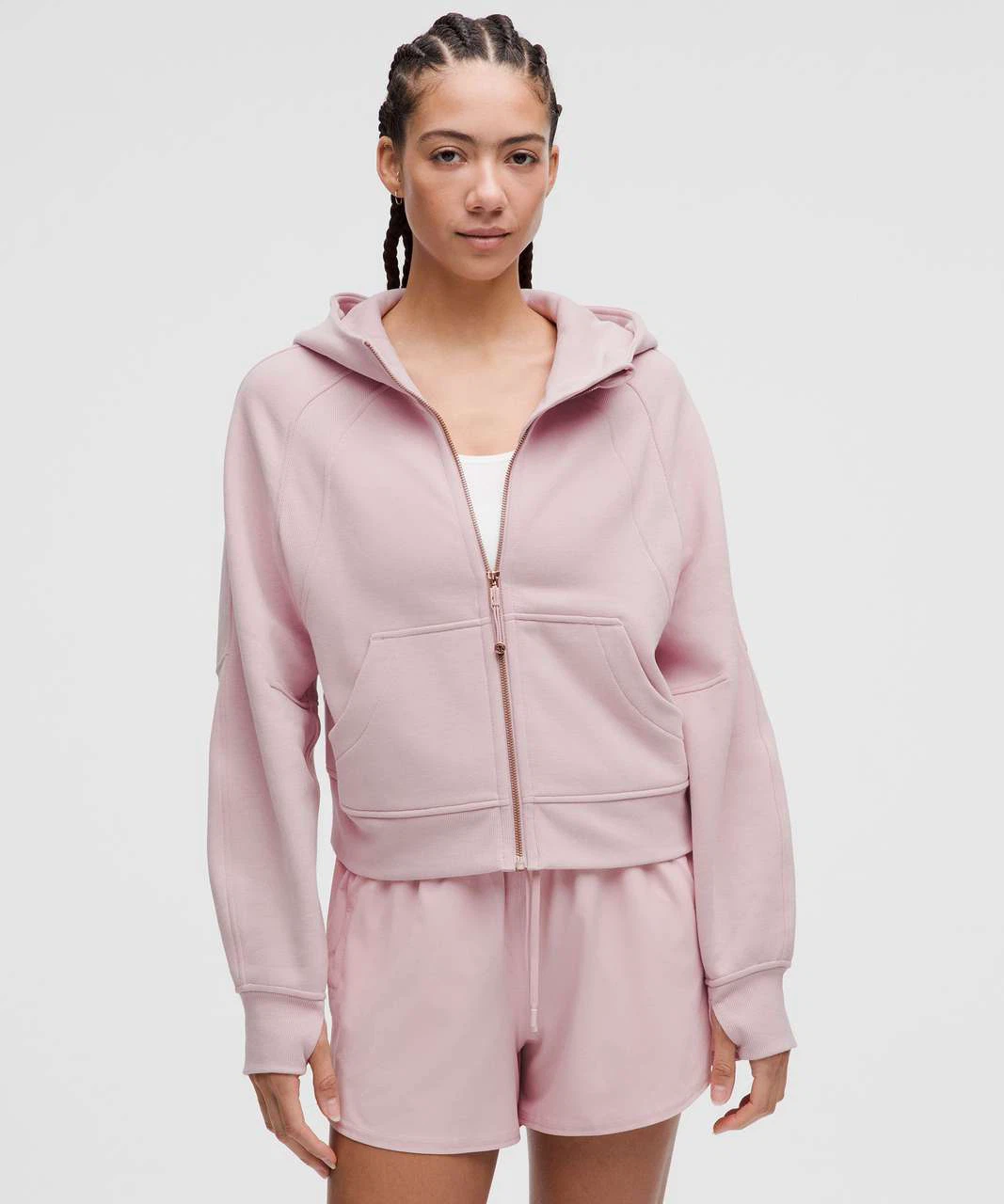 Lululemon Scuba Full-Zip  - PinkHaze