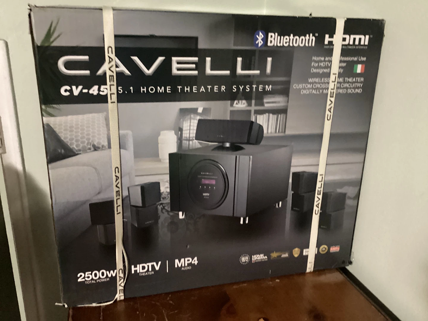 CAVELLI CV-45 5.1 Home Theater System never been used before