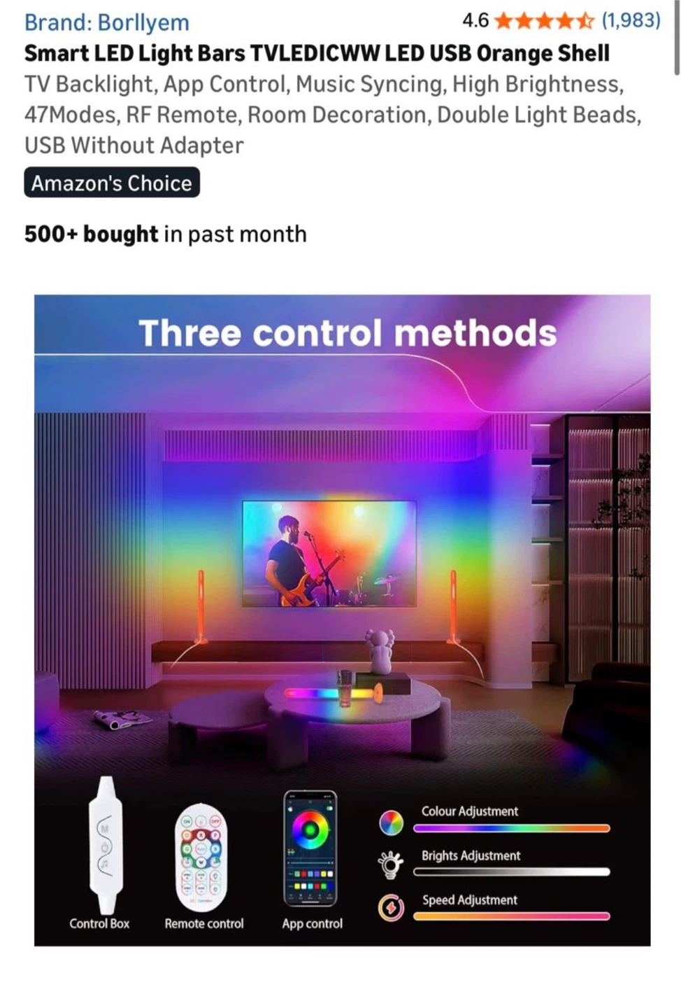 2 pack  Smart LED Light Bars - photo 5