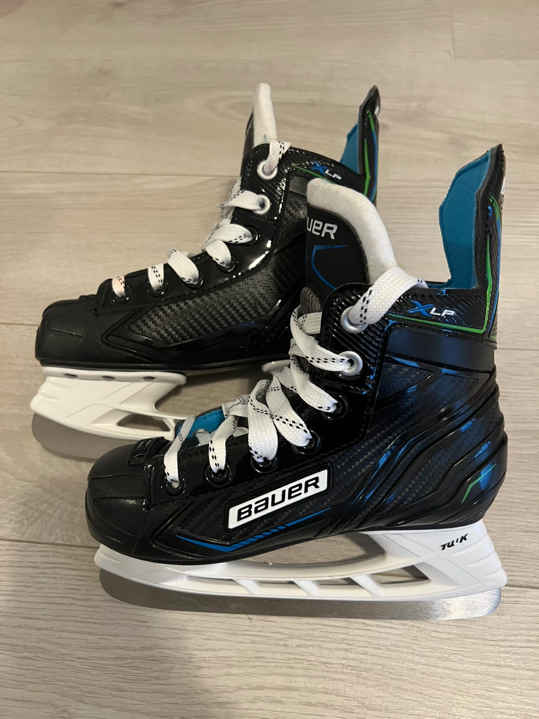 Bauer Skates and Hockey Helmet with Cage