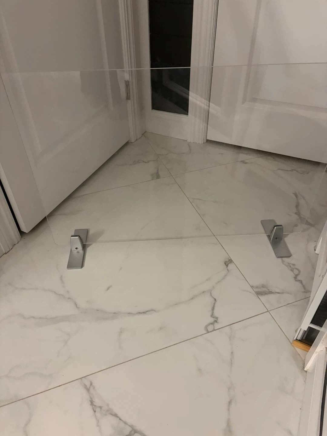 Clear Acrylic Floor Standing Barrier - photo 2