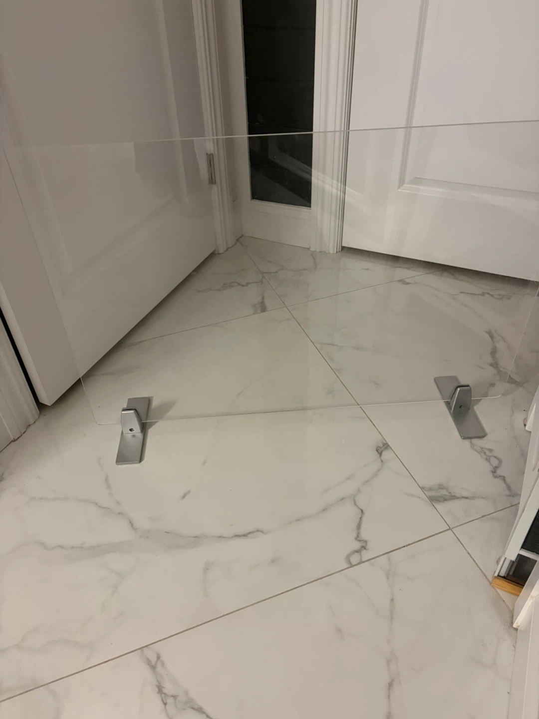 Clear Acrylic Floor Standing Barrier - photo 3